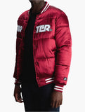 Starter Mens College Jacket 1 In Maroon