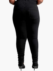 Levis Womens Rinse Jeggings In Black