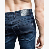 Soviet Mens Trooper #9 Mens Slim Leg Denim Blue Black