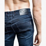 Soviet Mens Trooper #9 Mens Slim Leg Denim Blue Black
