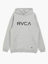 RVCA Boys Big Rvca Hoodie In Heather Grey