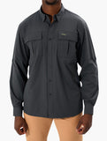 Jeep Mens Tech Utility Shirt In Charcoal
