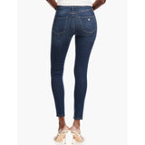 Guess Womens High Rise Skinny Jeans In Dark Wash
