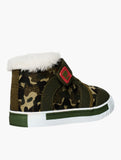 Pierre Cardin Boys Koala Hi-Top Shoes In Camo
