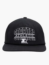 Starter Mens Flap Pesk Snap Back Cap In Black