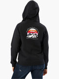 Jeep Womens Zip Through Hoodie In Black