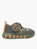 Pierre Cardin Boys Ethan Light Up Sandals In Olive