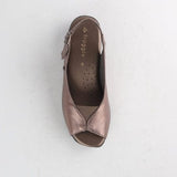 Froggie 10345.170 Ladies Lea Metalic Shoes Lead Metalic