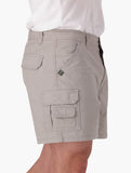 Jeep Mens Fixed Waistband Mountain Shorts In Grey