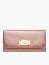 Pierre Cardin Skylar Bifold Purse In Rose Gold