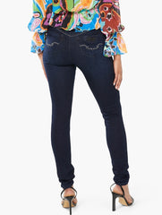 Sissy Boy Womens Axel Skinny With Back Pocket Embroidery In Dark Vinatge