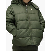 Polo Boys Jayden Hooded Puffer Jacket In Olive