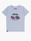 Jeep Boys Graphic T-Shirt In Light Blue