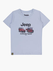Jeep Boys Graphic T-Shirt In Light Blue