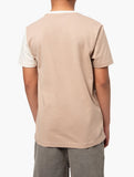 Polo Boys Tyler Colour Blocked Short Sleeve T-Shirt In Taupe