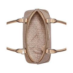 Guess Womens Jenai Dome Satchel Handbag In Walnut