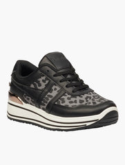 Butterfly Feet Ladies Apexx 2 Shoes Black And White