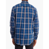 Polo Mens Long Sleeve Check Weekender Shirt In Blue