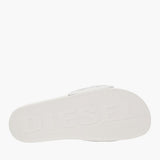 Diesel Unisex Mayemi Puf X Sandals In White & Black