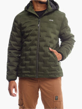 Jeep Hero Puffer Jacket in Olive