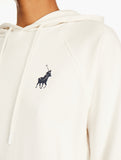 Polo Women's Sport Long Sleeves Hoodie In Ecru