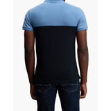Polo Mens Colourblock Short Sleeves Golfer In Blue/Navy