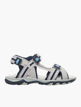 Hush Puppies Boys Ant Rafter Sandals In Grey & Navy