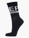 Jeep 3 Pack Crew Socks In Black/Navy/White