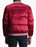 Starter Mens College Jacket 1 In Maroon