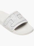 Diesel Unisex Mayemi Puf X Sandals In White & Black