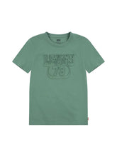 Levis Boys Embossed Levis T-Shirt In Green