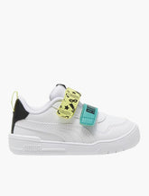 Puma Kids Multiflex SL Masked Hero Shoes In White & Navy