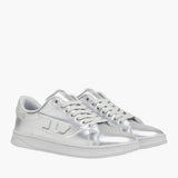 Diesel Mens S-Athene Low Sneakers In Silver