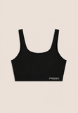Freddy Ladies Knitted Seamless Sports Top In Black