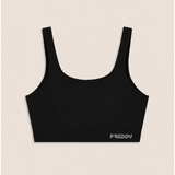 Freddy Ladies Knitted Seamless Sports Top In Black