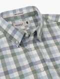 Pringle Mens Joe Check Long Sleeve Classic Shirt In Green