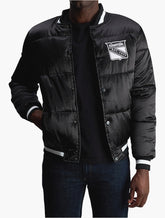Starter Mens College Jacket 2 In Navy & White