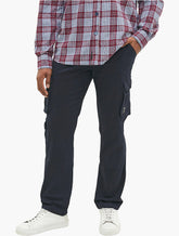 Jeep Mens Bolt Waistband Cargo Pants In Dark Navy