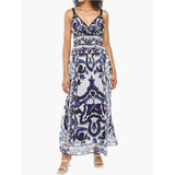 Pringle Rosalie Maxi Dress In Blue