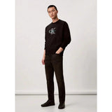 Calvin Klein Mens Premium T-Color Monologo Sweatshirt In Black