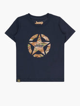 Jeep Boys Fashion Star T-Shirt In Navy