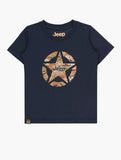 Jeep Boys Fashion Star T-Shirt In Navy