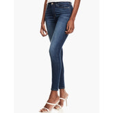Guess Womens High Rise Skinny Jeans In Dark Wash