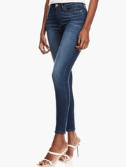 Guess Womens High Rise Skinny Jeans In Dark Wash