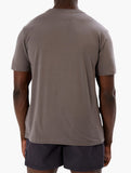 Jeep Mens Fashion Graphic Basic T-Shirt In Charcoal