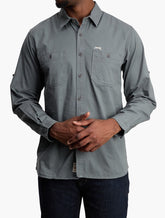Jeep Mens M Willys Workshirt In Grey