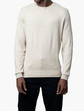 Polo Mens Premium Merino Knitwear Sweater In Stone