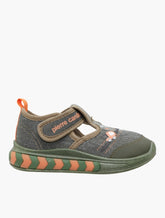 Pierre Cardin Boys Ethan Light Up Sandals In Olive