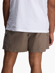 Jeep Fixed Waistband Moutain Shorts in Bark