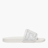 Diesel Unisex Mayemi Puf X Sandals In White & Black